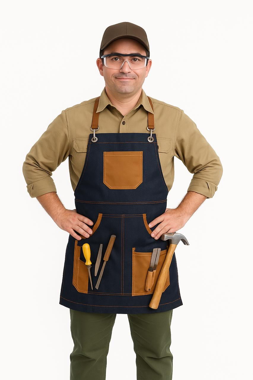 Mandil De mezclilla 14 Oz