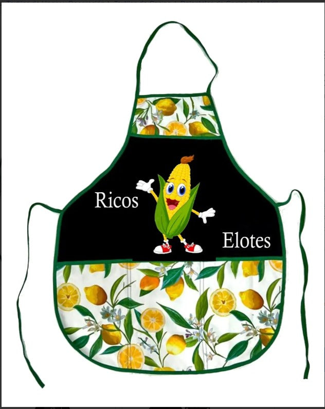 Mandil Bordado De Elotes