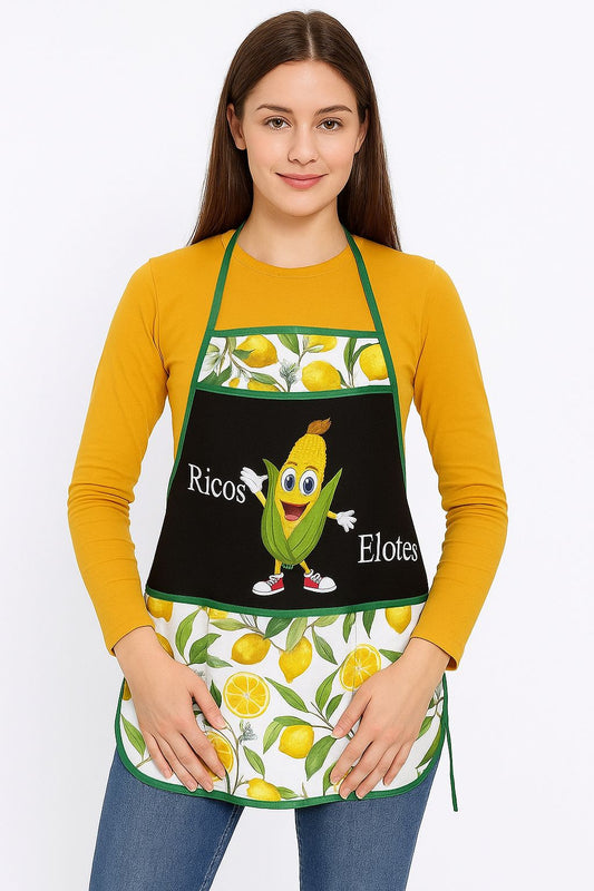 Mandil Bordado De Elotes