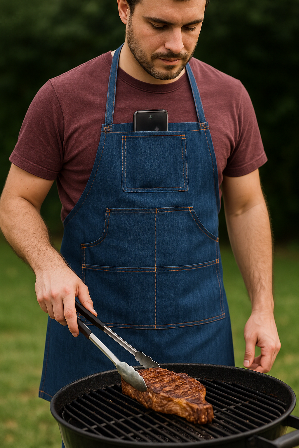 Mandil de Mezclilla 14 Onzas