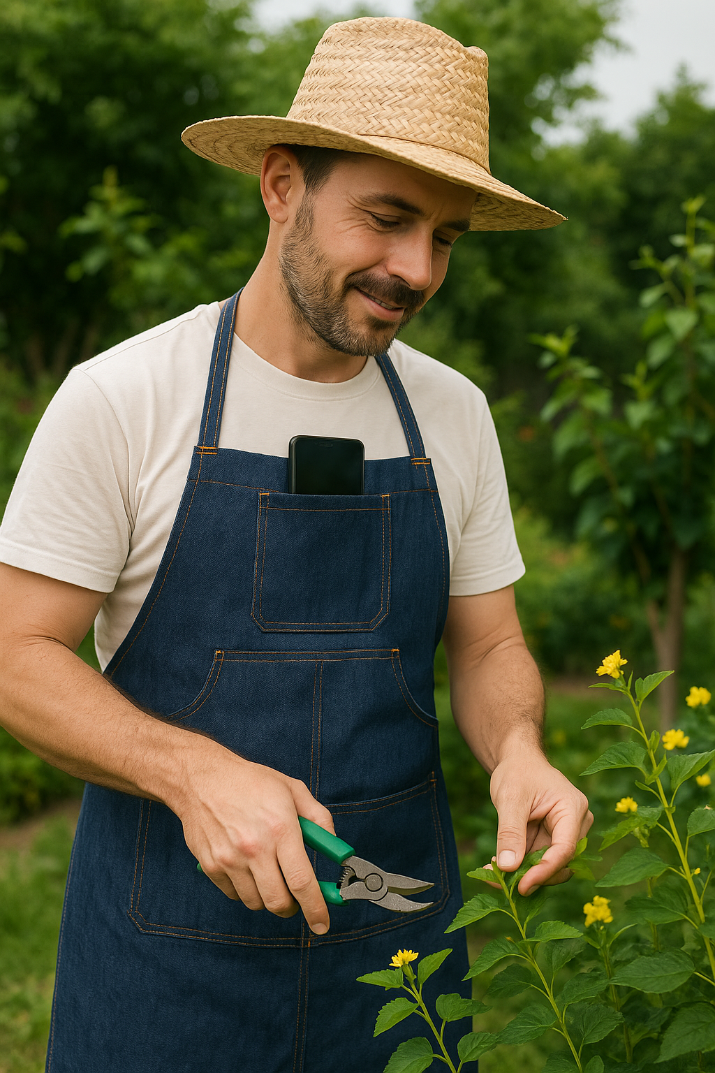 Mandil de Mezclilla 14 Onzas