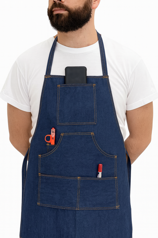 Mandil de Mezclilla 14 Onzas